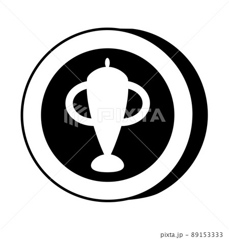 Icon Cup Casino Slot Machine shape. Gambling symbol, object. Vector illustration 89153333