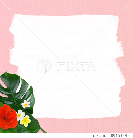 トロピカルな雰囲気の背景素材 89153442