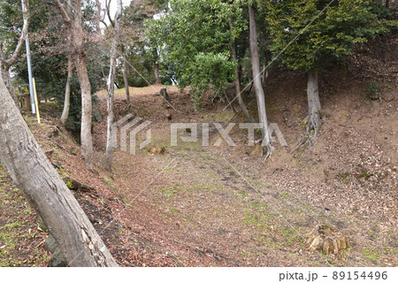 犬山城に残る空堀 犬山城に残る空堀 89154496