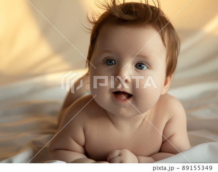 Just beautiful. Cute smiling baby. Cute 3 month Just beautiful. Cute smiling baby. Cute 3 month 89155349