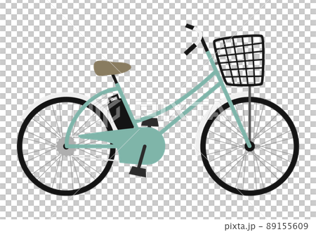電動アシスト自転車のイラスト 電動アシスト自転車のイラスト 89155609