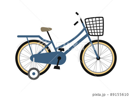 補助輪付きの自転車のイラスト 89155610