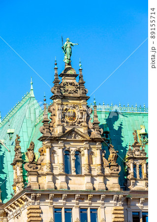 Hamburg Rathaus details, Germany 89155714