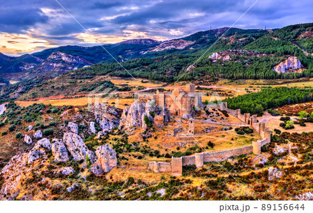 Loarre Castle at sunset. Huesca Province - Aragon, Spain 89156644