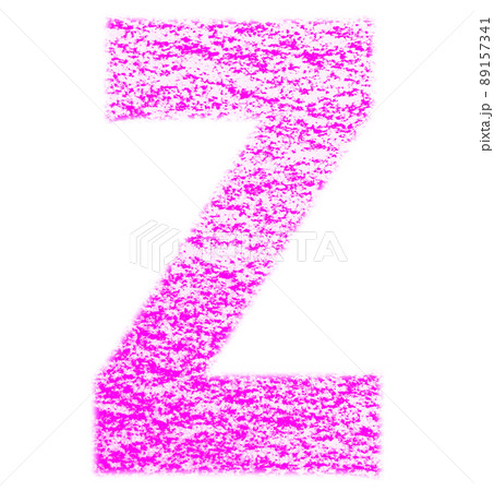クレヨンで描かれたアルファベット Z 大文字 桃色 背景白 高解像度 パス付 他色有り クレヨンで描かれたアルファベット Z 大文字 桃色 背景白 高解像度 パス付 他色有り 89157341