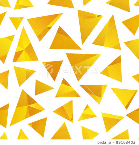 Gold triangle seamless pattern. Gold triangle seamless pattern. 89163402