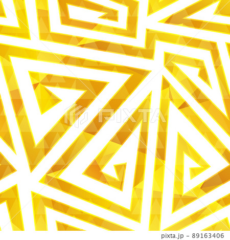 Gold spiral seamless pattern. 89163406