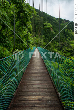 福岡県矢部村　吊り橋 89165607