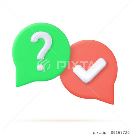 3d survey of the reaction of speech bubbles. 89165726