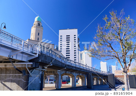 横浜 みなとみらい 象の鼻パークの風景 横浜 みなとみらい 象の鼻パークの風景 89165904