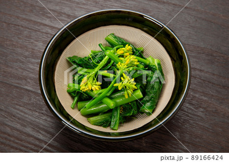 伝統野菜、播州こぶなの穂先のお浸し 伝統野菜、播州こぶなの穂先のお浸し 89166424