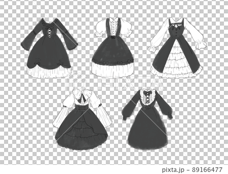 黑色女僕衣服的插圖集 89166477