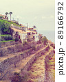 Coast of Majorca with wine fields and the sea 89166792