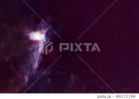 Pink space nebula. Elements of this image furnished by NASA 89172196