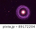 Pink space nebula. Elements of this image furnished by NASA 89172204
