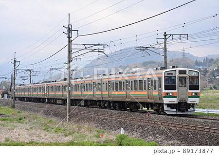 上越線 後閑ー沼田 JR東日本 211系 C2+A7編成(高崎) 上越線 後閑ー沼田 JR東日本 211系 C2+A7編成(高崎) 89173877