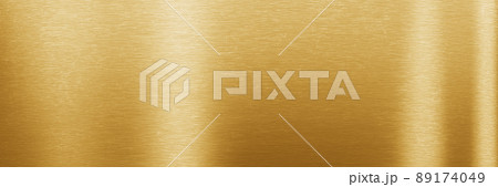 Gold metal background. Brushed metallic texture. 3d rendering 89174049