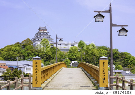 佐賀県唐津市の美しい唐津城 89174108