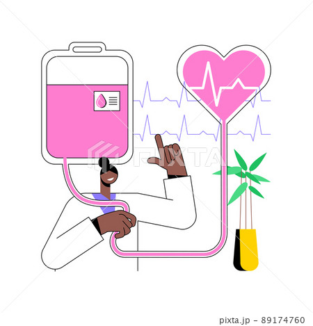 Blood donation abstract concept vector illustration. Plasma donation process, blood bank, universal donor, hemolytic transfusion center, donate for money, rules and preparation abstract metaphor. Blood donation abstract concept vector illustration. Plasma donation process, blood bank, universal donor, hemolytic transfusion center, donate for money, rules and preparation abstract metaphor. 89174760