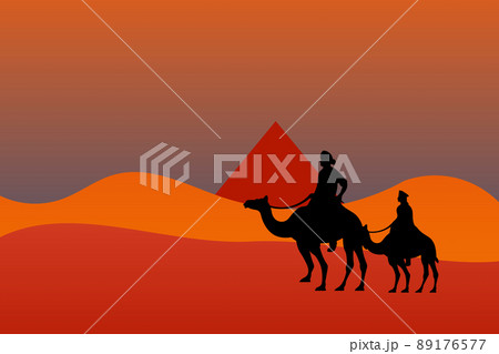 砂漠の旅行 89176577