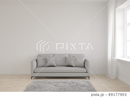 シンプルな部屋のインテリア 89177903