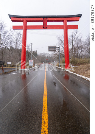 蔵王大権現大鳥居（宮城県蔵王町） 89179377