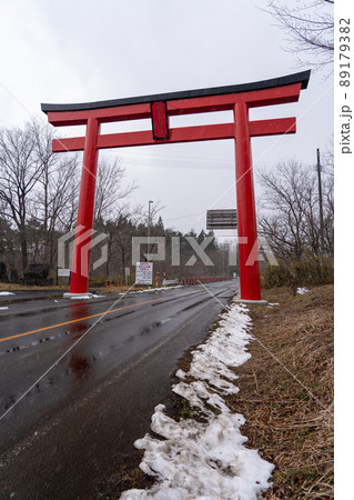 蔵王大権現大鳥居（宮城県蔵王町） 89179382