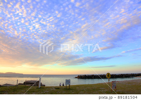 皆生温泉　米子　鳥取　皆生温泉ビーチ 89181504