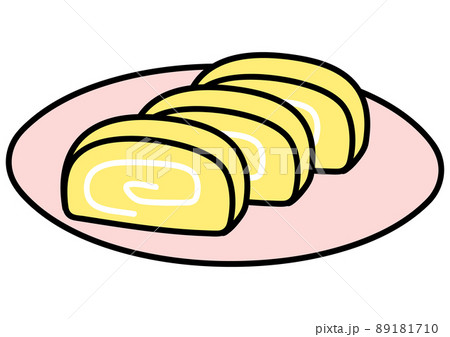 シンプルなだし巻き卵 89181710