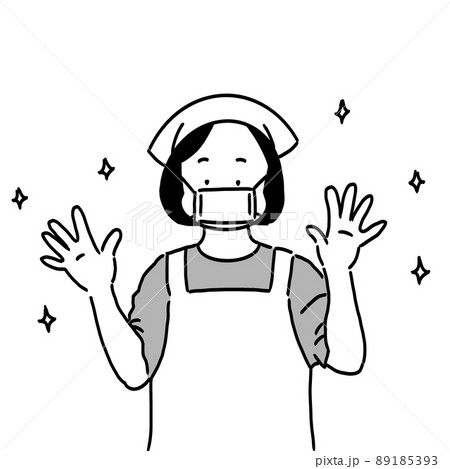 料理の前に手を洗った女の子 料理の前に手を洗った女の子 89185393