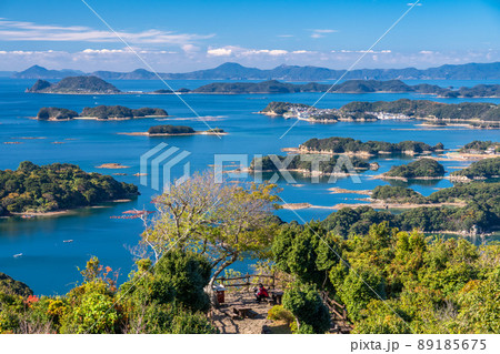 《長崎県》九十九島・佐世保湾に浮かぶ島々 《長崎県》九十九島・佐世保湾に浮かぶ島々 89185675