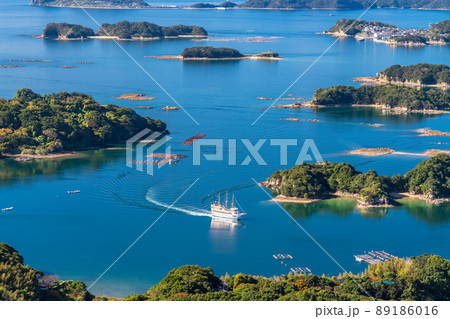 《長崎県》九十九島・佐世保湾に浮かぶ島々 89186016