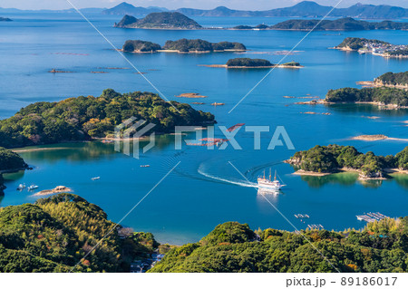 《長崎県》九十九島・佐世保湾に浮かぶ島々 89186017