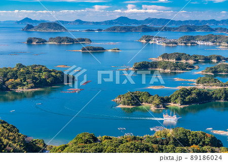 《長崎県》九十九島・佐世保湾に浮かぶ島々 89186024