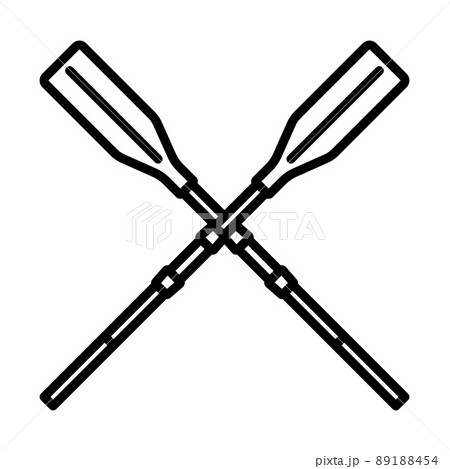 Icon Of Boat Oars Icon Of Boat Oars 89188454