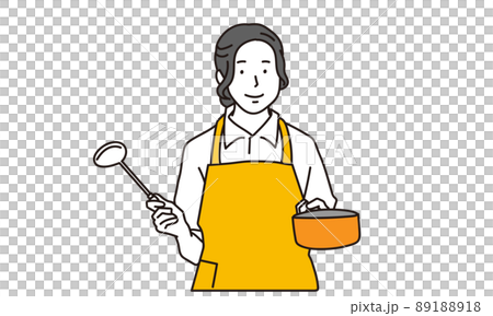 Asian woman cooking in the kitchen 89188918
