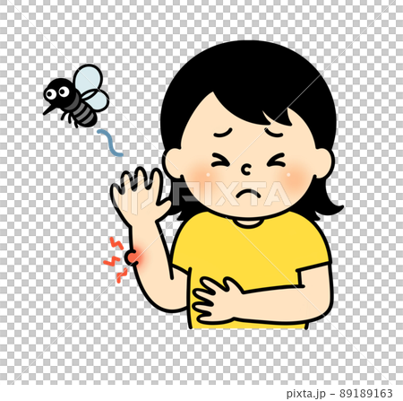 Mosquito bite girl 89189163
