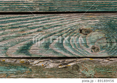 Wooden background, old wooden wall, painted blue, with slits and nails Wooden background, old wooden wall, painted blue, with slits and nails 89189456