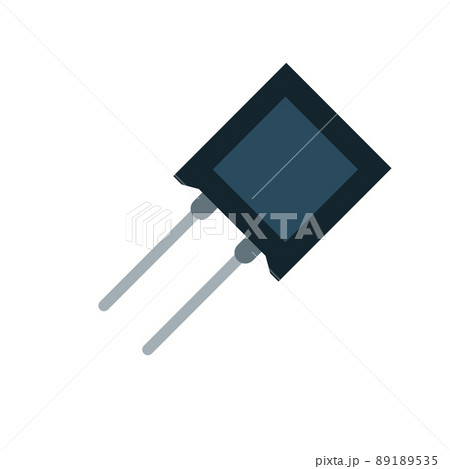 Resistor. Electrical engineering and electronics with two pins 89189535