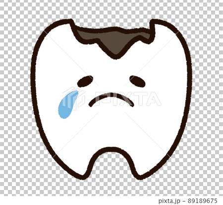 tooth decay character art