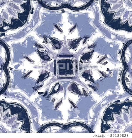 Abstract beautiful mandala tile illustration Abstract beautiful mandala tile illustration 89189823