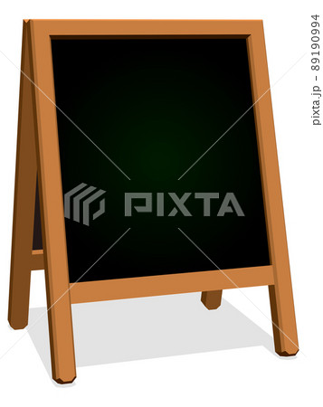 立体的なイーゼルの看板 ベクターイラストレーション 立体的なイーゼルの看板 ベクターイラストレーション 89190994