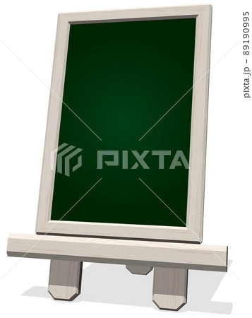 立体的なイーゼルの看板　ベクターイラストレーション 89190995