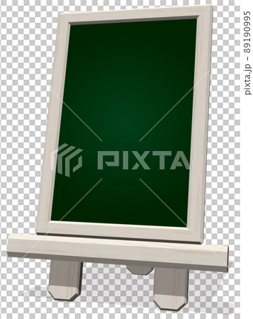 三維畫架招牌矢量圖 89190995