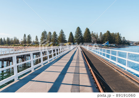 Victor Harbor to Granite Island new causeway viewed from the mainland Victor Harbor to Granite Island new causeway viewed from the mainland 89191060