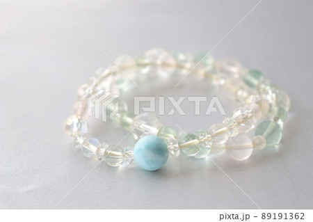 パワーストーンのブレスレット　ラリマー 89191362