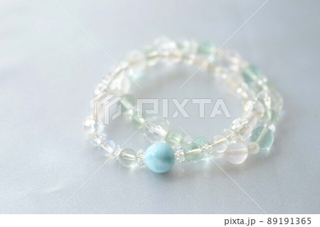 ラリマーのブレスレット 89191365