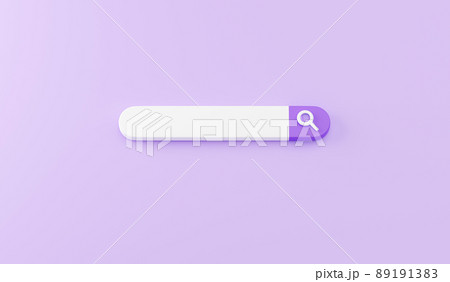 Web search bar 3d render - illustration of...のイラスト素材 [89191383] - PIXTA