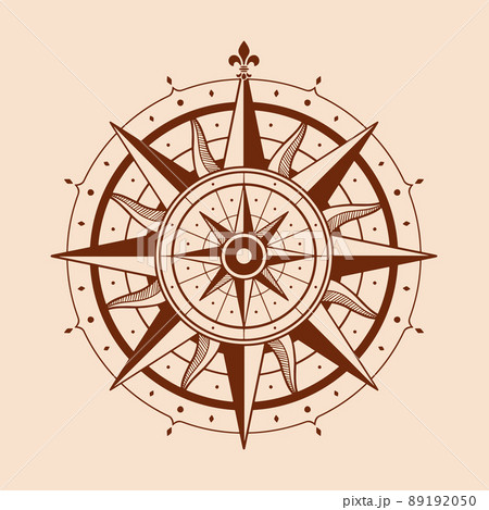 Wind rose compass 89192050