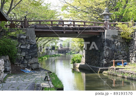 近江八幡市八幡堀白雲橋 89193570
